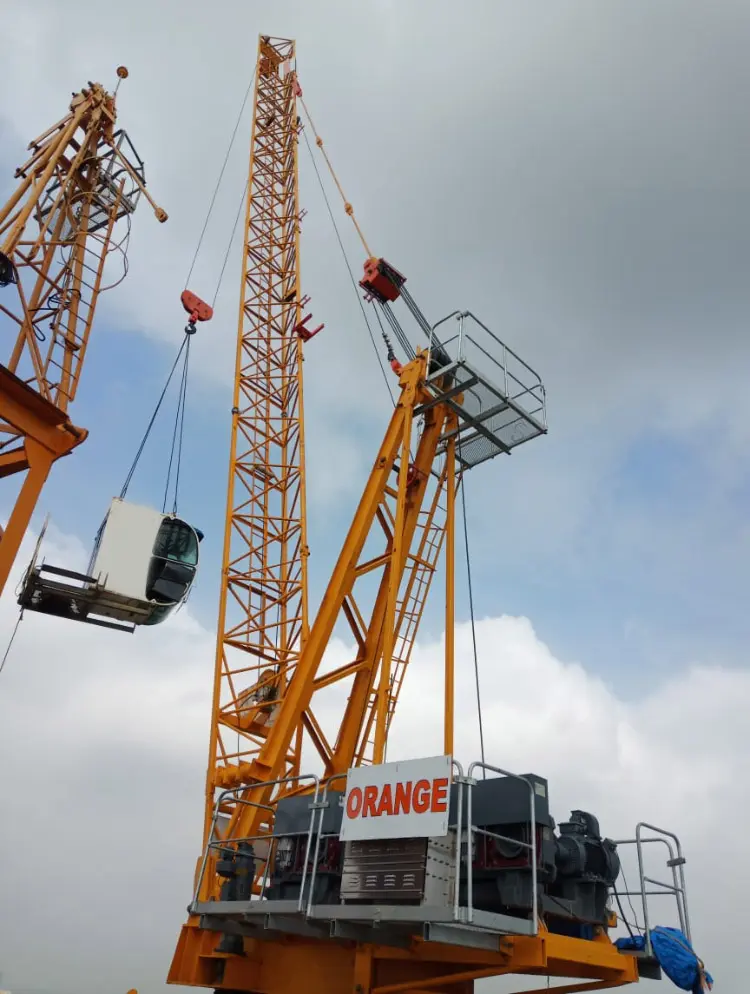 Orange machinetech high performing Derrick cranes for sale and rent