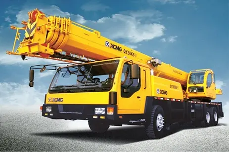 Orange Machinetech Mobile Truck Cranes